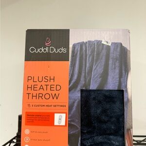 Cuddl Duds Heated Throw in Deep Blue